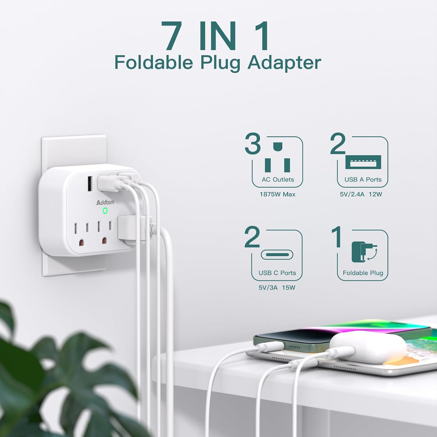 Cruise Ship Essentials - Cruise Approved Power Strip Non Surge Protector, Travel... 3 Cruise Ship Essentials - Cruise Approved Power Strip Non Surge Protector, Travel... - Image 3