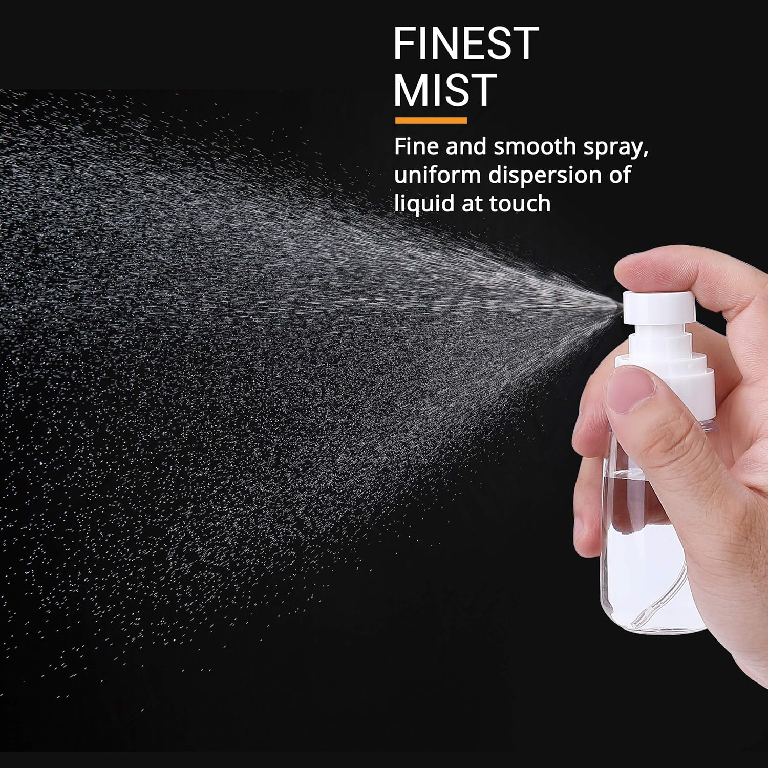 Pack 2 Small Spray Bottle Travel Size 2oz/60ml - Fine Mist Mini Empty Spray Bott... 3 Pack 2 Small Spray Bottle Travel Size 2oz/60ml - Fine Mist Mini Empty Spray Bott... - Image 3