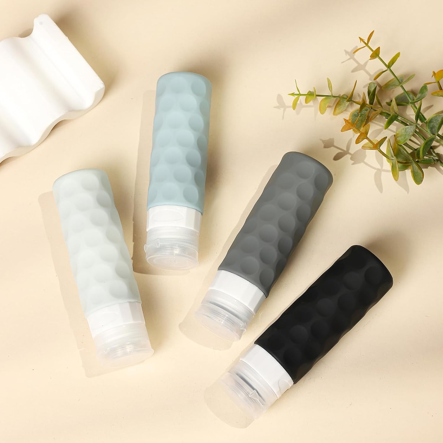 Travel Bottles for Toiletries, 4pcs Tsa Approved 3oz Travel Size Containers, BPA... 4 Travel Bottles for Toiletries, 4pcs Tsa Approved 3oz Travel Size Containers, BPA... - Image 4