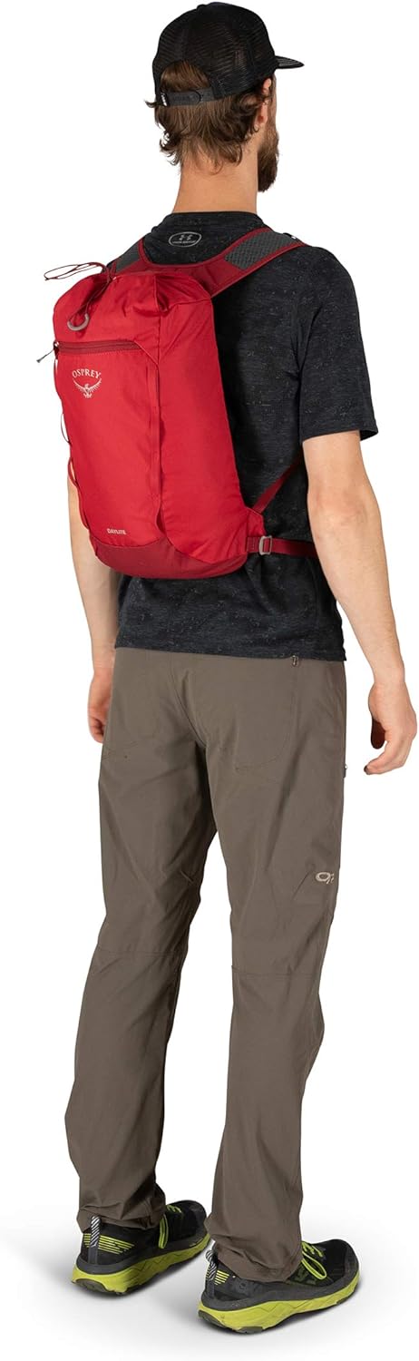 Osprey Daylite Cinch Backpack, Cosmic Red 3 Osprey Daylite Cinch Backpack, Cosmic Red - Image 3
