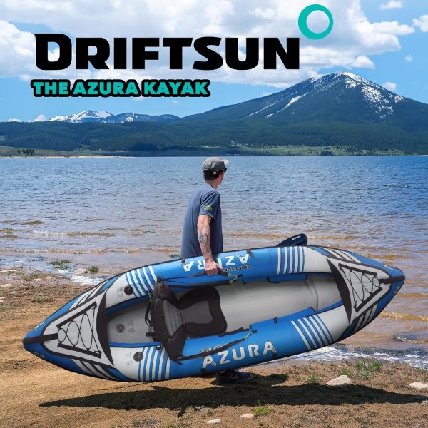 Driftsun Azura Inflatable Kayaking - Kayak Inflatable Boat for Adults - Image 3