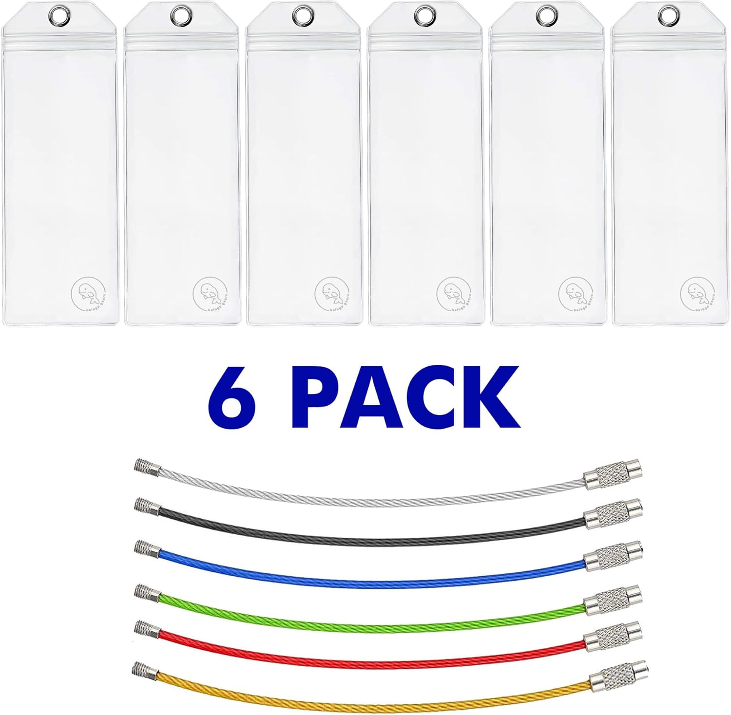 Cruise Luggage Tag Holders for Royal Caribbean and Celebrity Cruise Lines (Set o... 6 Cruise Luggage Tag Holders for Royal Caribbean and Celebrity Cruise Lines (Set o... - Image 6