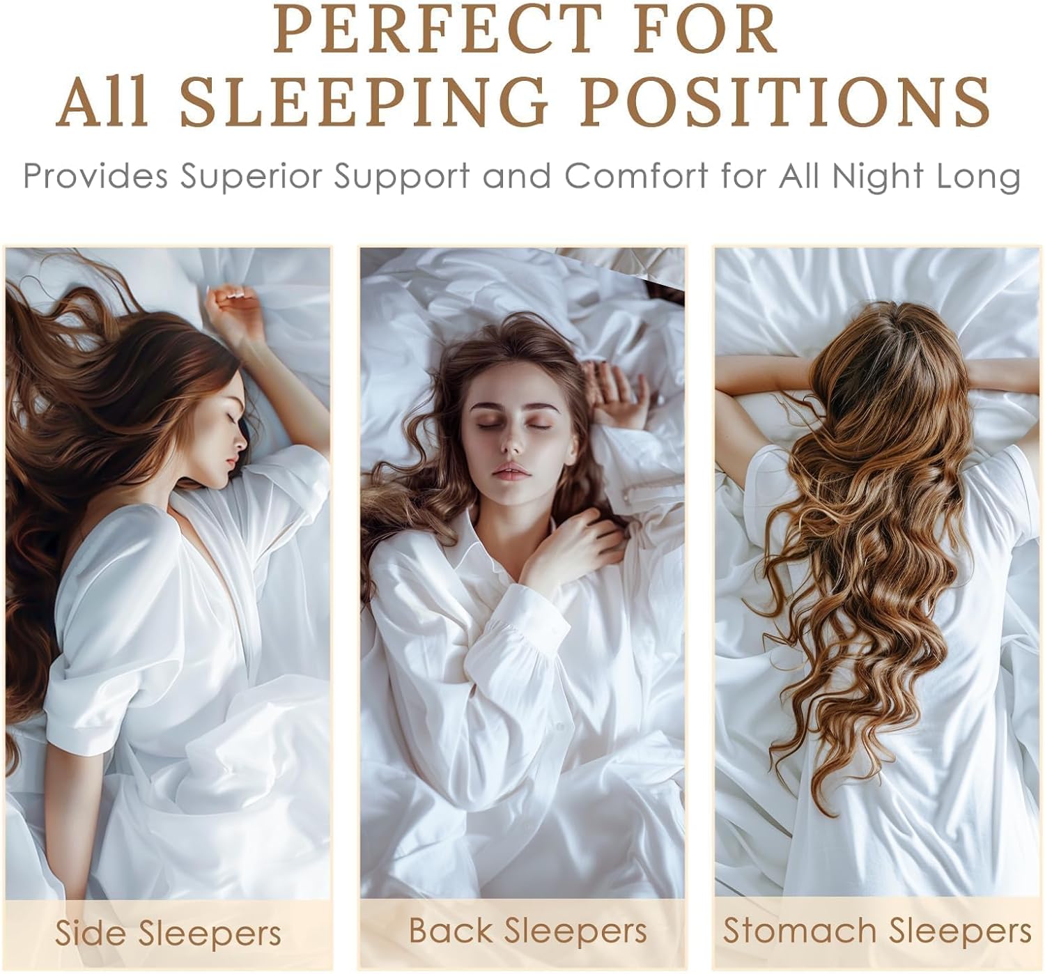 HUXMEYSON Pillows Standard Size Set of 4, Bed Pillows Set of 4, Down Alternative... 5 HUXMEYSON Pillows Standard Size Set of 4, Bed Pillows Set of 4, Down Alternative... - Image 5