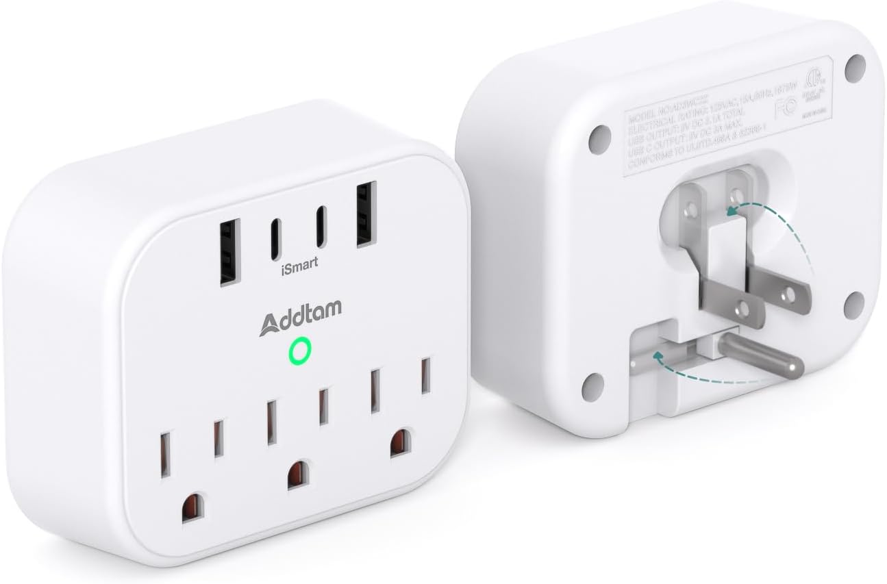 Cruise Ship Essentials - Cruise Approved Power Strip Non Surge Protector, Travel... 2 Cruise Ship Essentials - Cruise Approved Power Strip Non Surge Protector, Travel... - Image 2