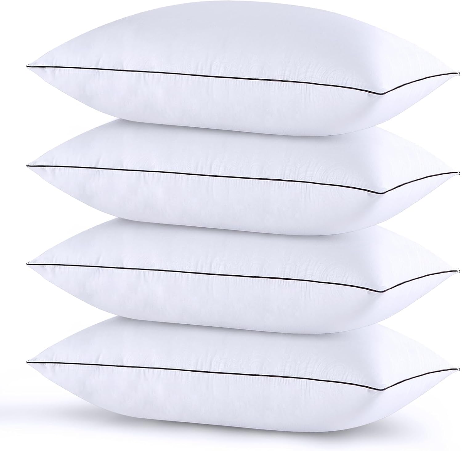 HUXMEYSON Pillows Standard Size Set of 4, Bed Pillows Set of 4, Down Alternative... 2 HUXMEYSON Pillows Standard Size Set of 4, Bed Pillows Set of 4, Down Alternative... - Image 2