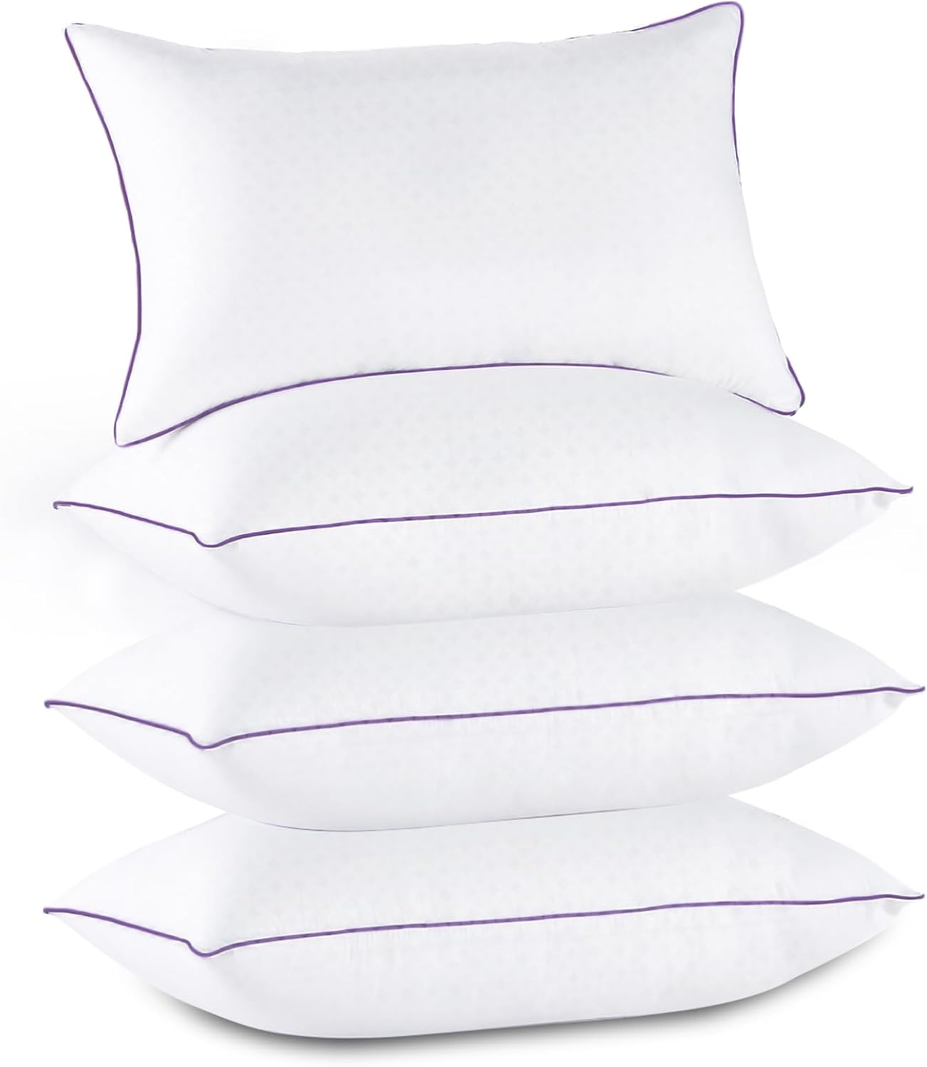 JOLLYVOGUE Pillows Queen Size Set of 4, Washable Supportive Bed Pillows with Sup... 2 JOLLYVOGUE Pillows Queen Size Set of 4, Washable Supportive Bed Pillows with Sup... - Image 2