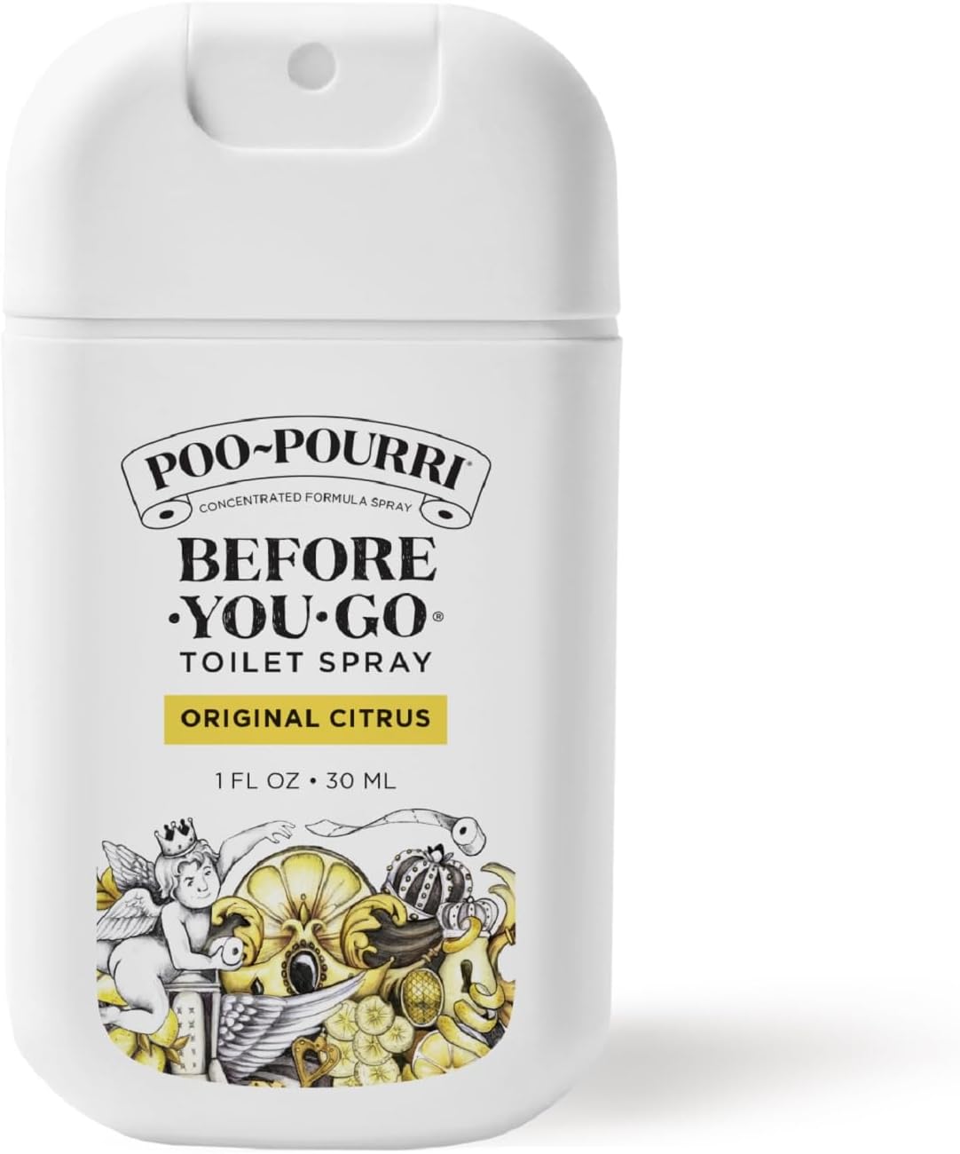 Poo-Pourri Before-You-Go Toilet Spray, Original Citrus, 1 Fl Oz Pocket Travel Si... 2 Poo-Pourri Before-You-Go Toilet Spray, Original Citrus, 1 Fl Oz Pocket Travel Si... - Image 2