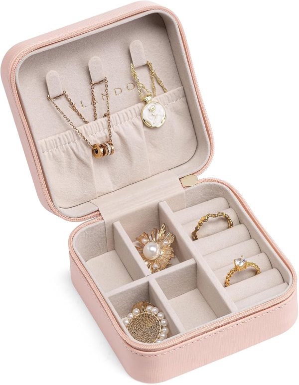 Vlando Travel Jewelry Case - Teacher Appreciation Gifts - Small Jewelry Travel O... - Image 2