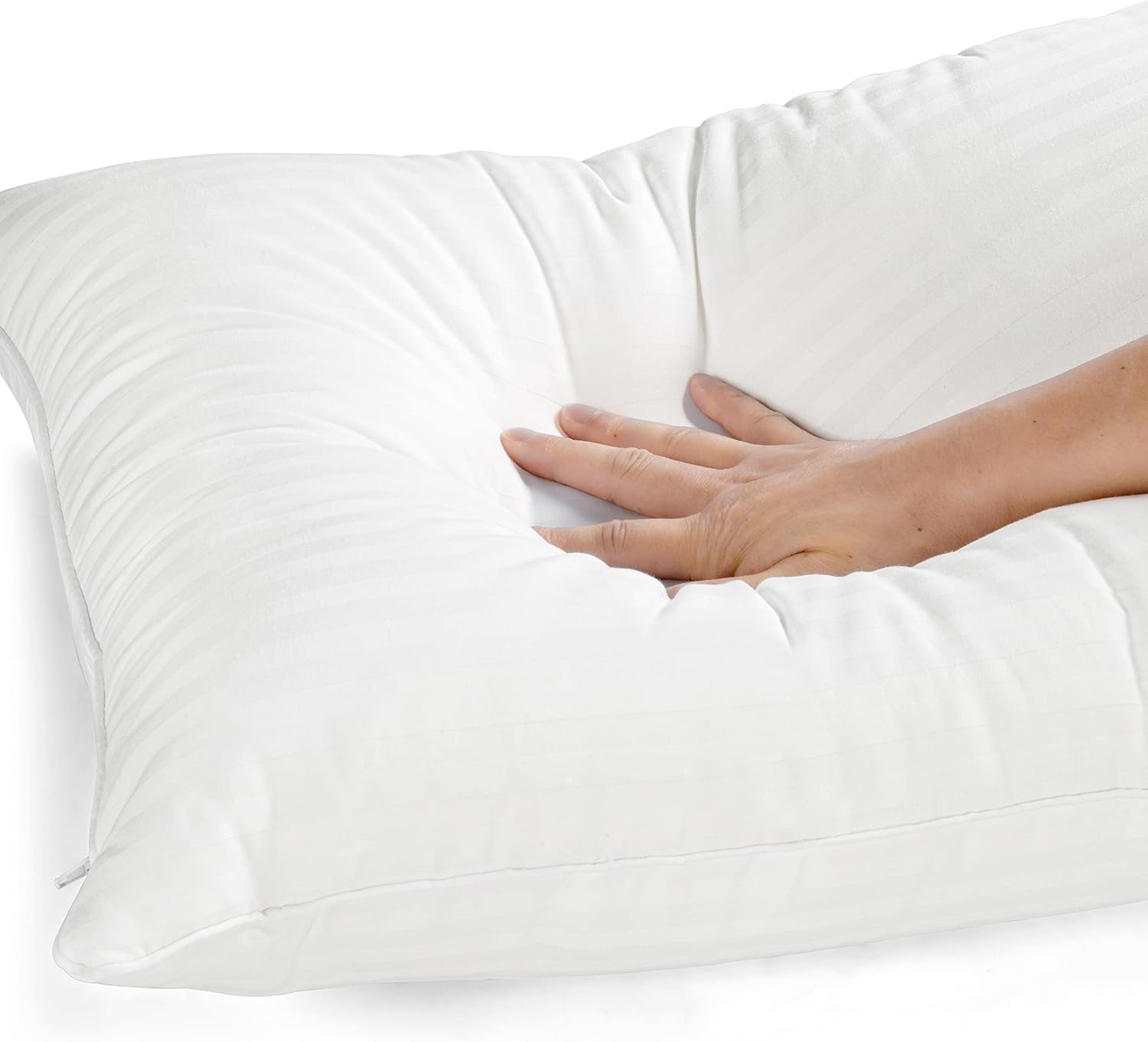 EverSnug Adjustable Pillows for Sleeping, Cooling Support, Set of 2 (Queen, Down... 3 EverSnug Adjustable Pillows for Sleeping, Cooling Support, Set of 2 (Queen, Down... - Image 3