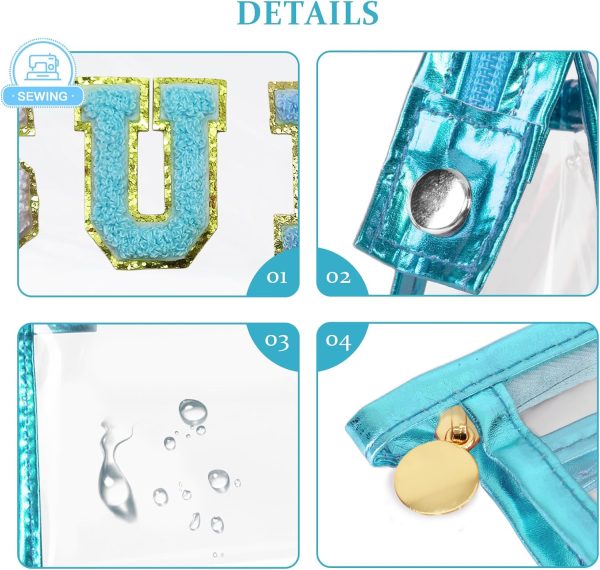COSHAYSOO Clear Makeup Bag Sunscreen Pouch Beach Vacation Essentials Waterproof ... - Image 4