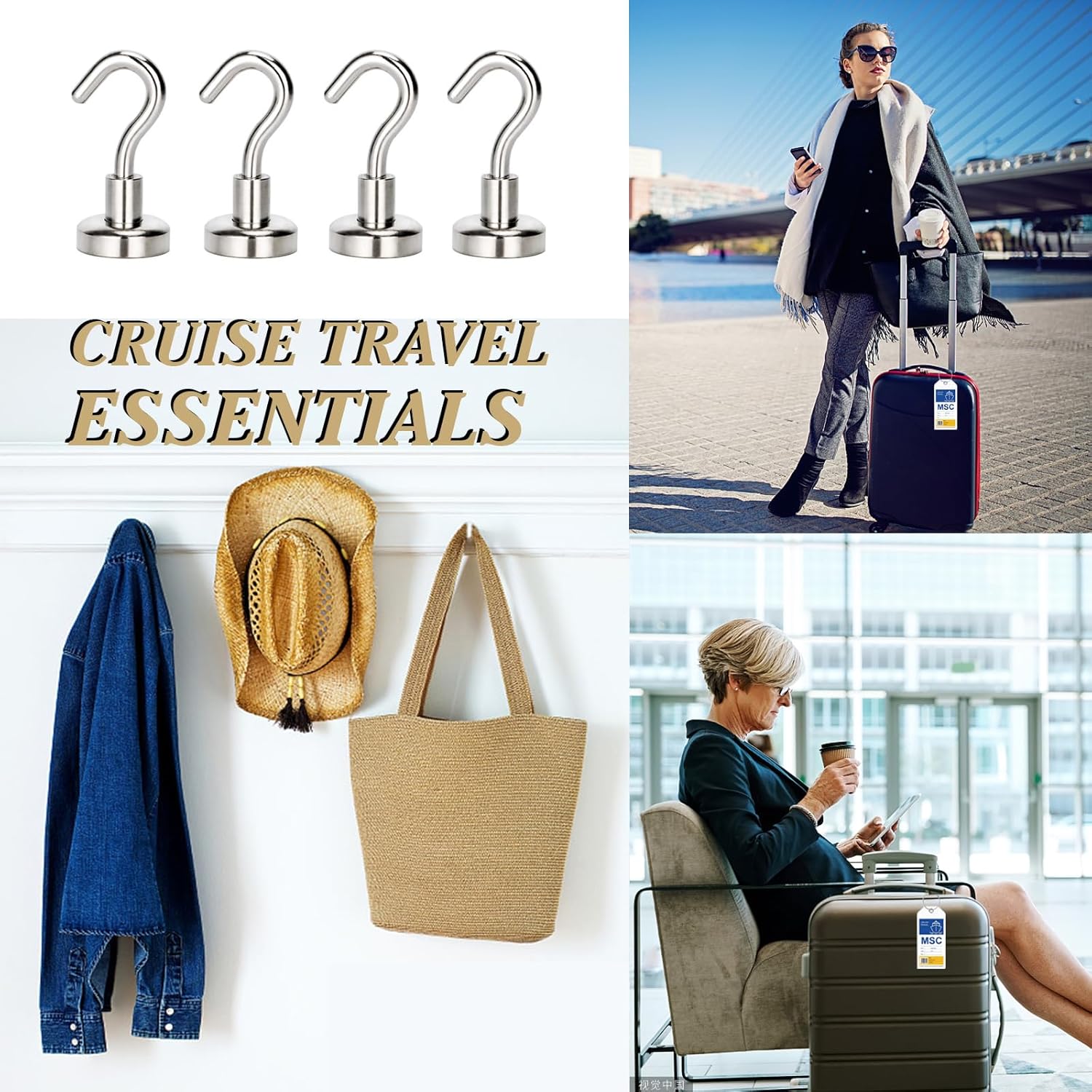 Cruise Ship Essentials,Luggage Tags for Carnival and Royal Caribbean Luggage tag... 6 Cruise Ship Essentials,Luggage Tags for Carnival and Royal Caribbean Luggage tag... - Image 6