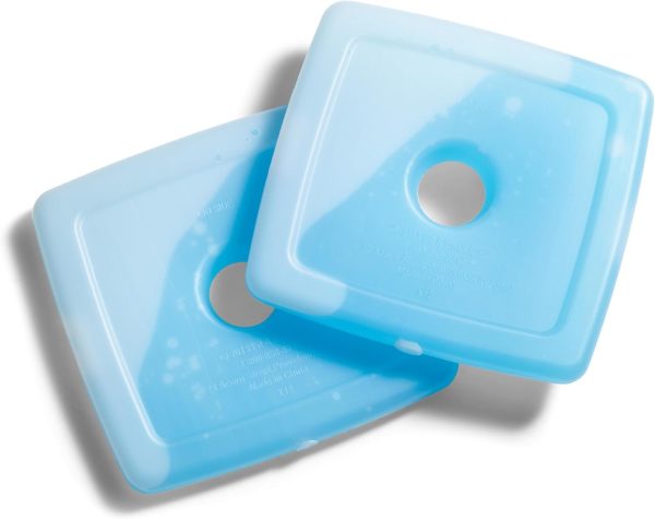 Cool Coolers by Fit & Fresh Slim Ice Packs, Quick Freeze, Space-Saving, Reusable... - Image 5