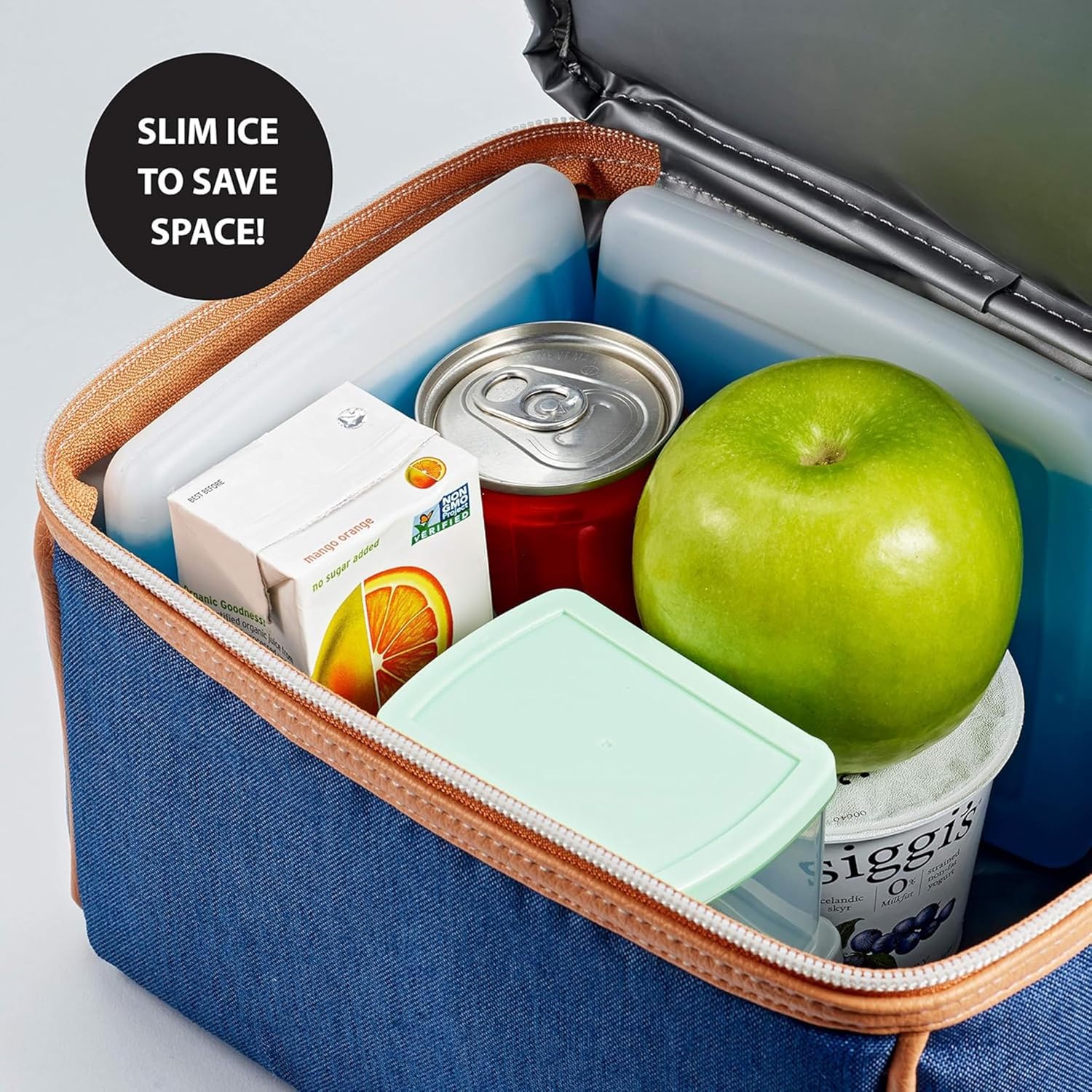 Cool Coolers by Fit & Fresh Slim Ice Packs, Quick Freeze, Space-Saving, Reusable... 6 Cool Coolers by Fit & Fresh Slim Ice Packs, Quick Freeze, Space-Saving, Reusable... - Image 8