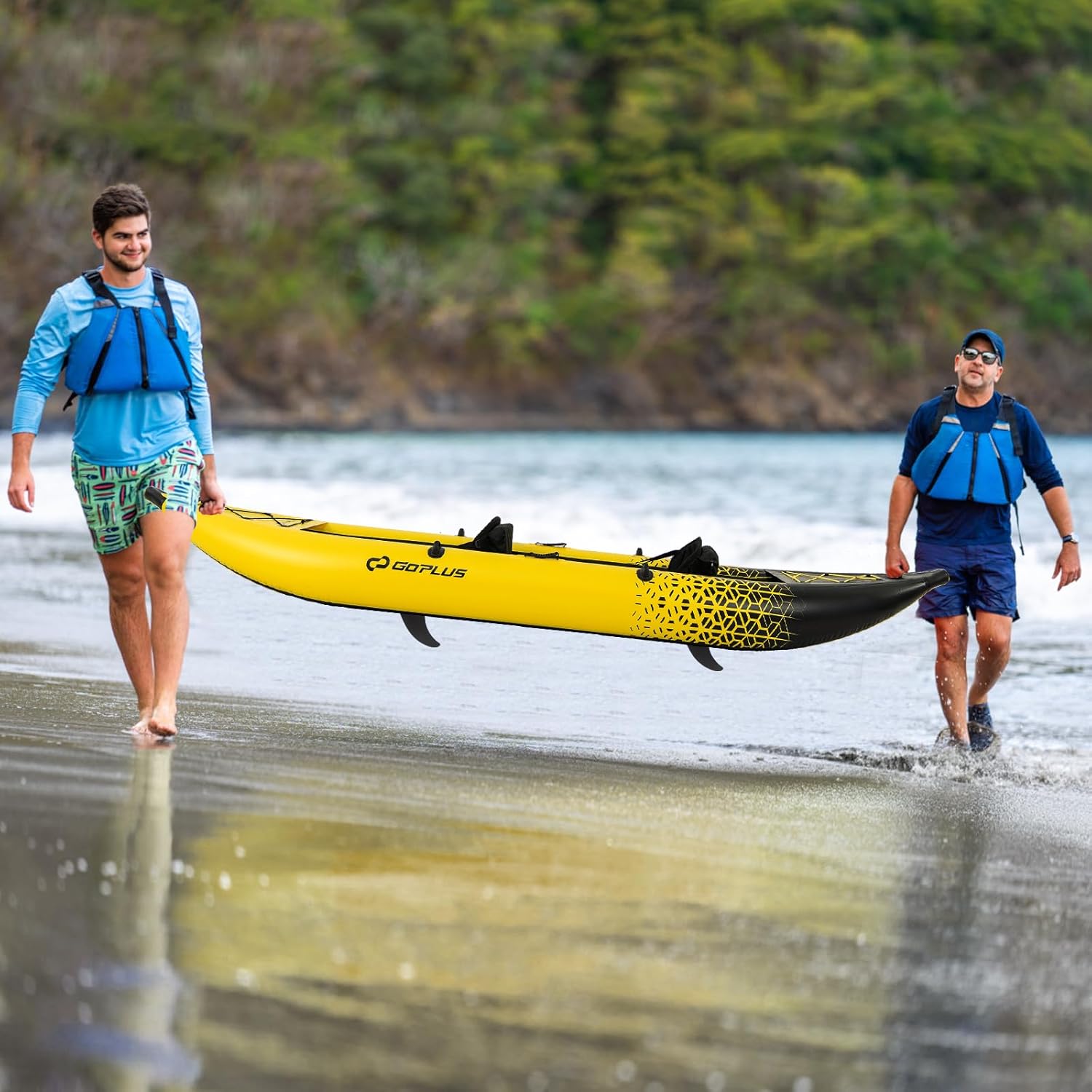 Goplus Inflatable Kayak, 2-Person Kayak Set for Adults with 507 LBS Weight Capac... 9 Goplus Inflatable Kayak, 2-Person Kayak Set for Adults with 507 LBS Weight Capac... - Image 9