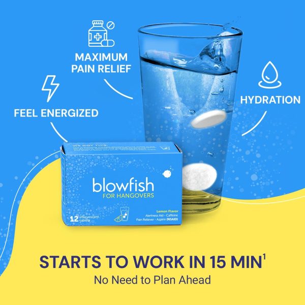 Blowfish for Hangovers - Fast Hangover Relief in 15 Minutes | Headache Relief, E... - Image 3