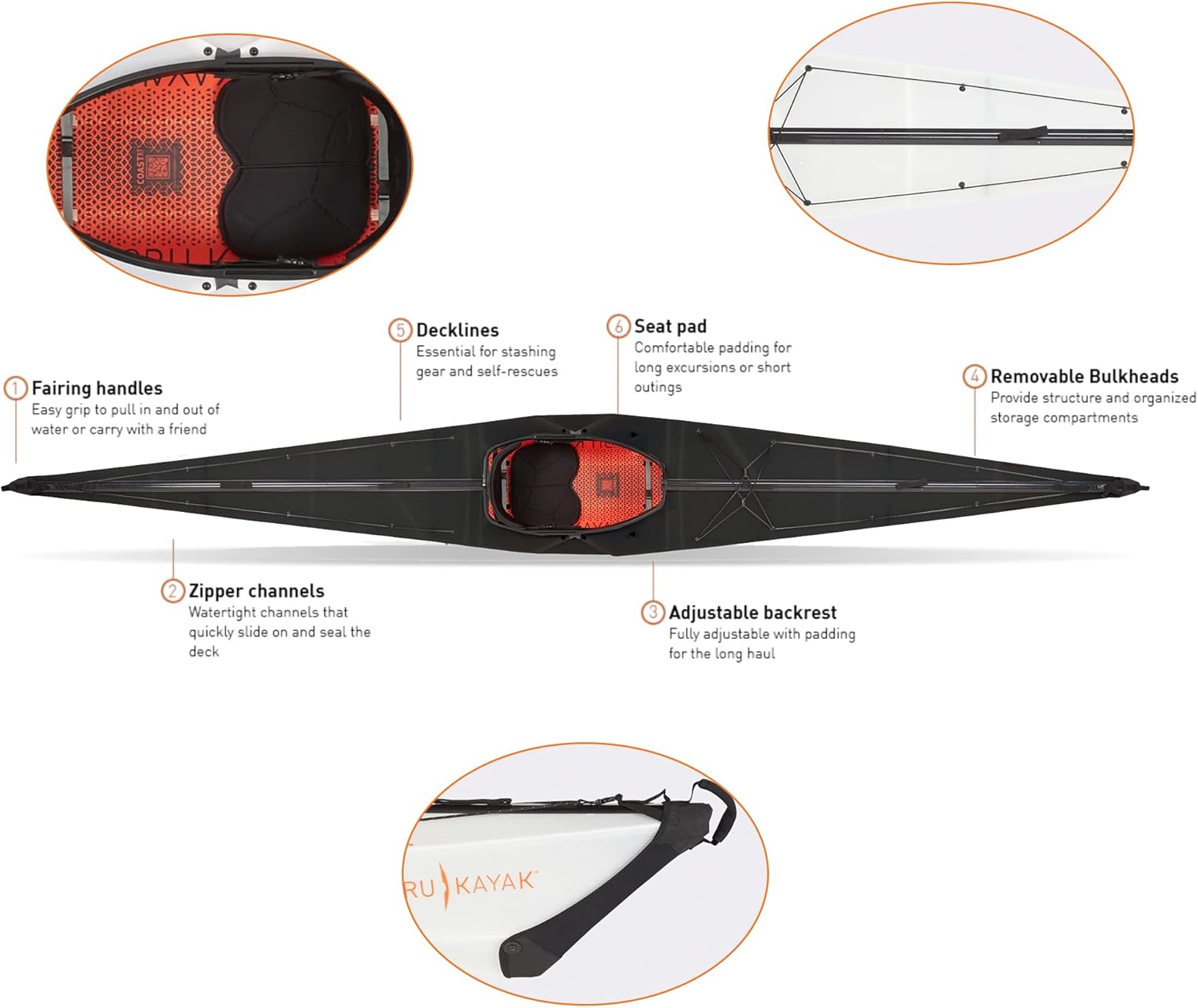Oru Coast Foldable Kayak | Stable, Durable, Lightweight - Lake, River, and Ocean... 5 Oru Coast Foldable Kayak | Stable, Durable, Lightweight - Lake, River, and Ocean... - Image 6