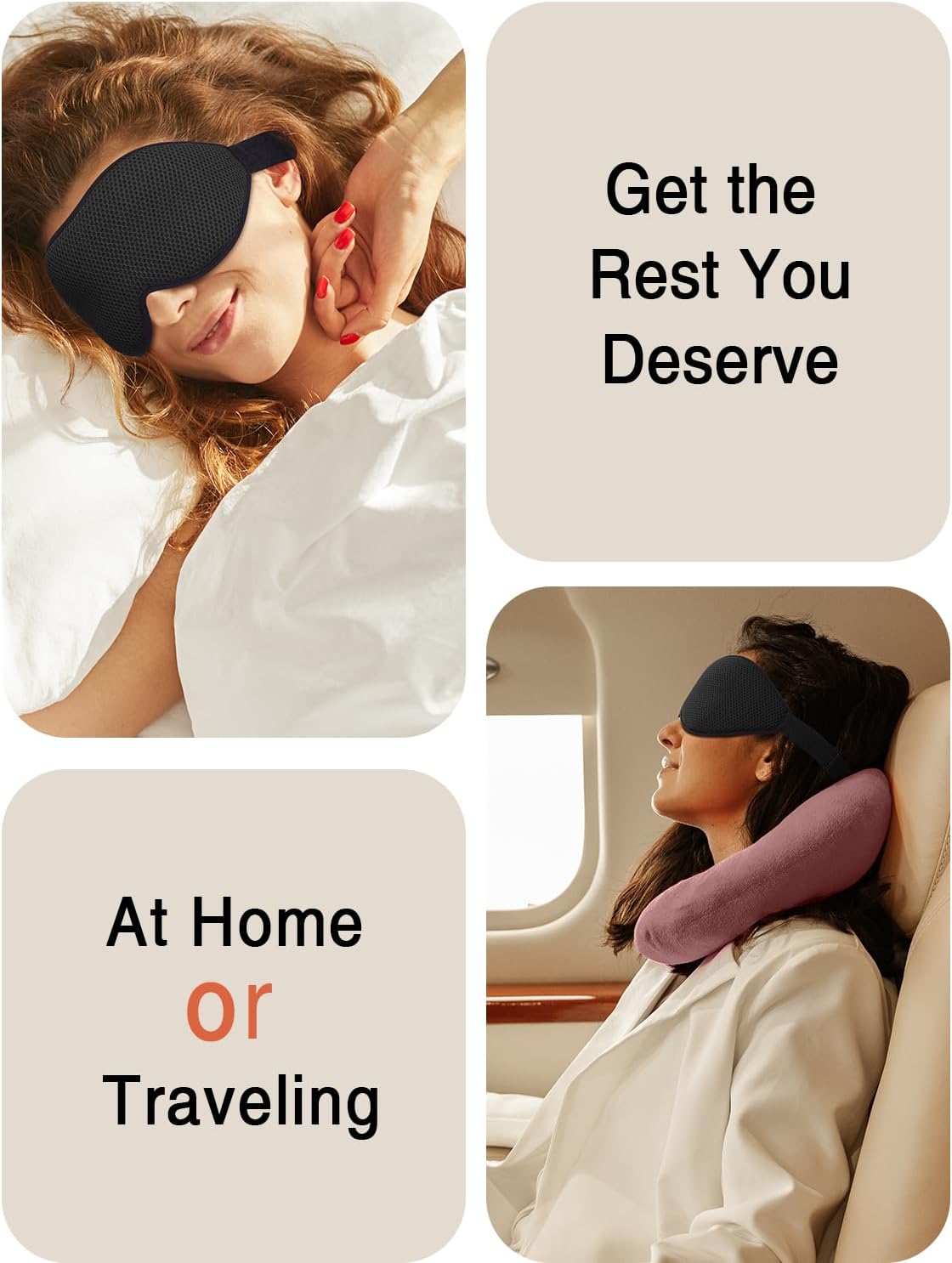 Sleep Mask for Side Sleeper, Eye Mask for Sleeping Women Men, 3D Contoured Cup N... 5 Sleep Mask for Side Sleeper, Eye Mask for Sleeping Women Men, 3D Contoured Cup N... - Image 8
