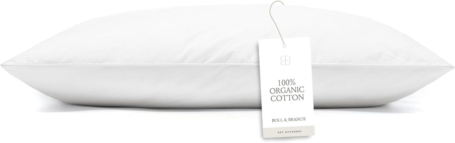 BOLL & BRANCH Down Alternative Pillow - Soft, King - Cooling Shell - Hypoallerge... 2 BOLL & BRANCH Down Alternative Pillow - Soft, King - Cooling Shell - Hypoallerge... - Image 2