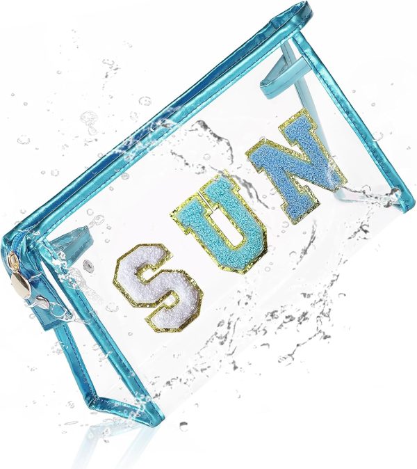 COSHAYSOO Clear Makeup Bag Sunscreen Pouch Beach Vacation Essentials Waterproof ... - Image 2