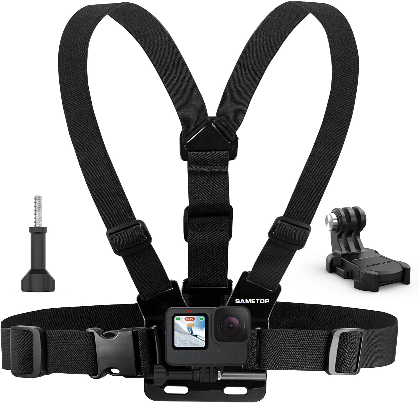 Chest Mount Strap Harness Chesty Body Mount Compatible with GoPro Hero 13, 12, 1... 2 Chest Mount Strap Harness Chesty Body Mount Compatible with GoPro Hero 13, 12, 1... - Image 2