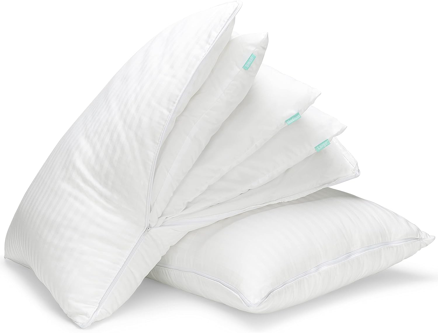 EverSnug Adjustable Pillows for Sleeping, Cooling Support, Set of 2 (Queen, Down... 2 EverSnug Adjustable Pillows for Sleeping, Cooling Support, Set of 2 (Queen, Down... - Image 2