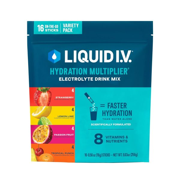Liquid I.V.® Hydration Multiplier - Variety Pack - Lemon Lime, Passion Fruit, St... - Image 2