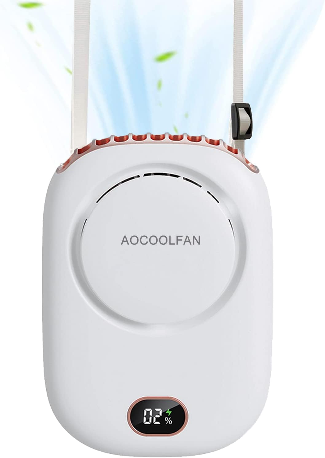 Portable Neck Fan, Mini Small Personal Handheld Fan USB Rechargeable 3 Speed for... 2 Portable Neck Fan, Mini Small Personal Handheld Fan USB Rechargeable 3 Speed for... - Image 2