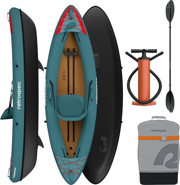 Retrospec Coaster Single & Tandem Inflatable Kayak - Image 2