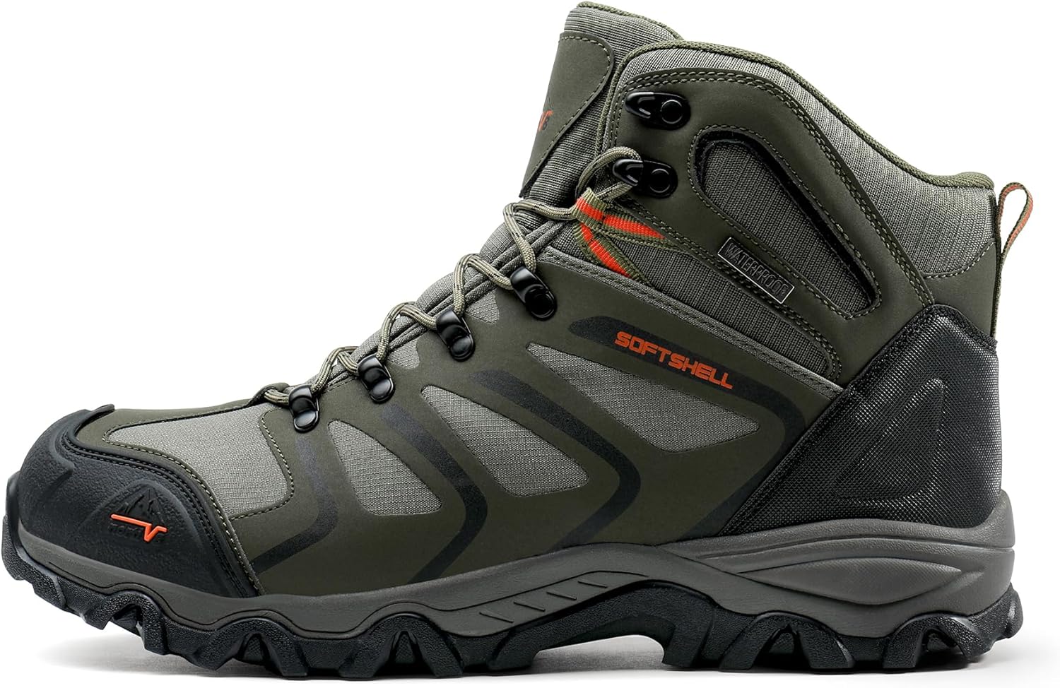 NORTIV 8 Men's Ankle High Waterproof Hiking Boots Outdoor Lightweight Shoes Trek... 3 NORTIV 8 Men's Ankle High Waterproof Hiking Boots Outdoor Lightweight Shoes Trek... - Image 3