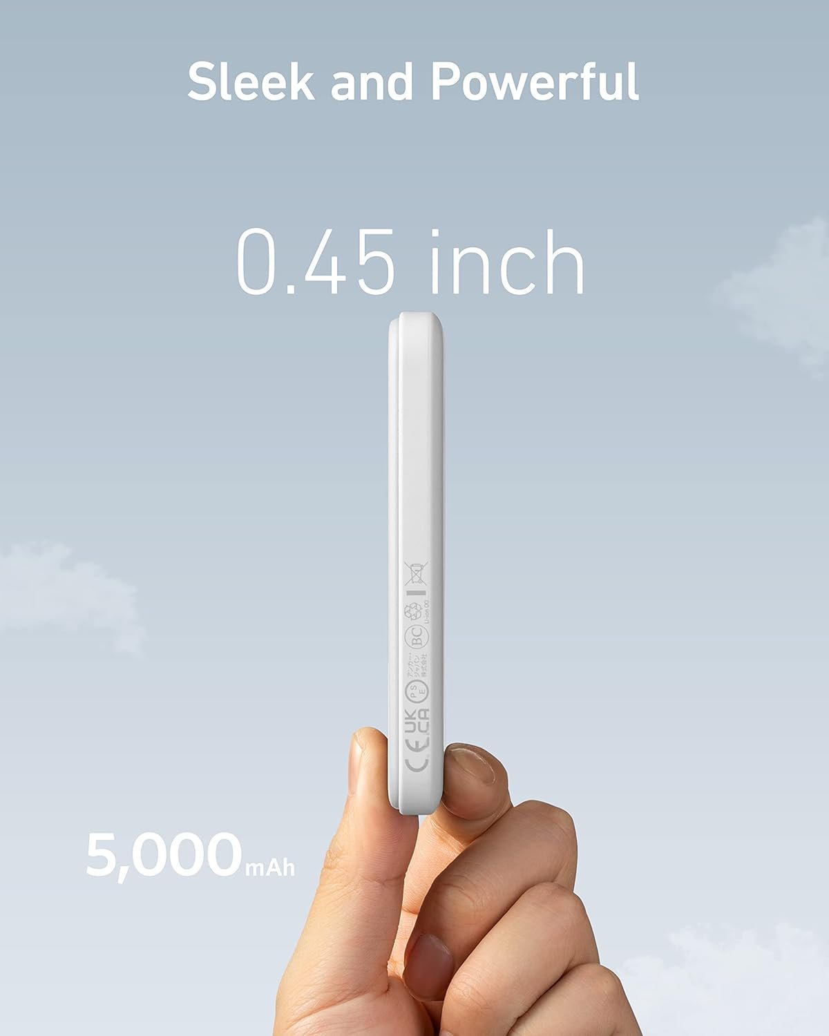 Anker 621 Magnetic Portable Charger (MagGo), 5,000mAh Wireless Power Bank with U... 5 Anker 621 Magnetic Portable Charger (MagGo), 5,000mAh Wireless Power Bank with U... - Image 8