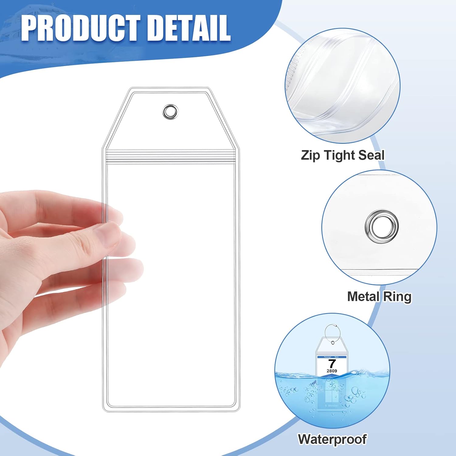 Woanger 24 Pack Cruise Luggage Tags Holder for 2025 Cruise Ship Essentials Water... 5 Woanger 24 Pack Cruise Luggage Tags Holder for 2025 Cruise Ship Essentials Water... - Image 5