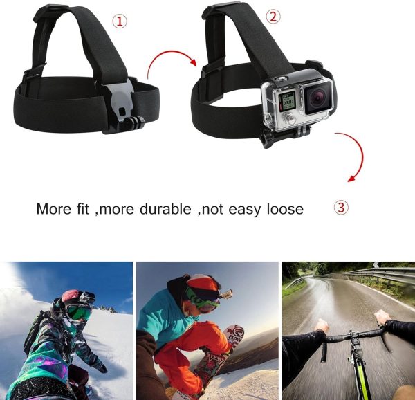 SHOOT 10-in-1 Accessory Kit for GoPro Accessories,Action Camera Accessories for ... - Image 3
