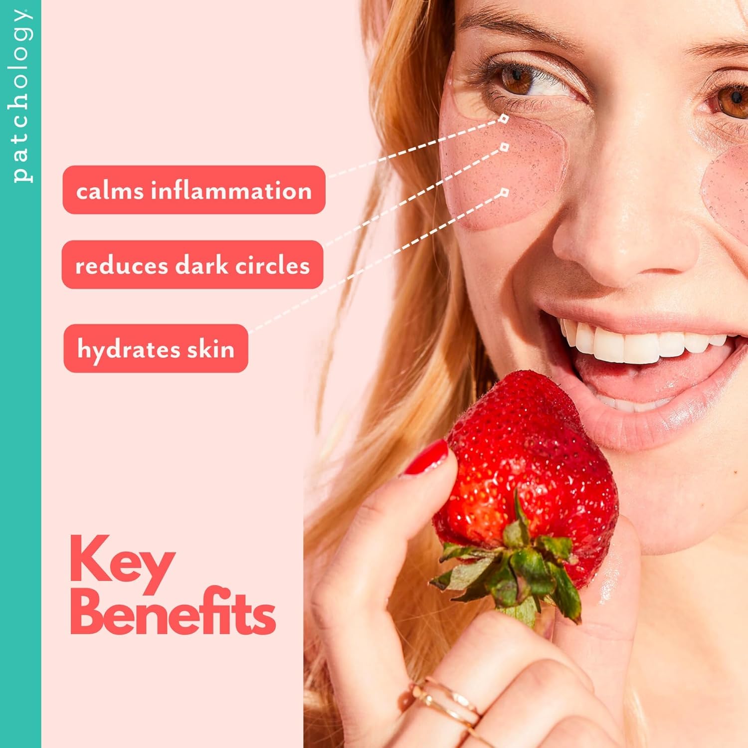 Patchology Serve Chilled Rosé Hydrating Under Eye Patches – Hyaluronic Acid & An... 4 Patchology Serve Chilled Rosé Hydrating Under Eye Patches – Hyaluronic Acid & An... - Image 4