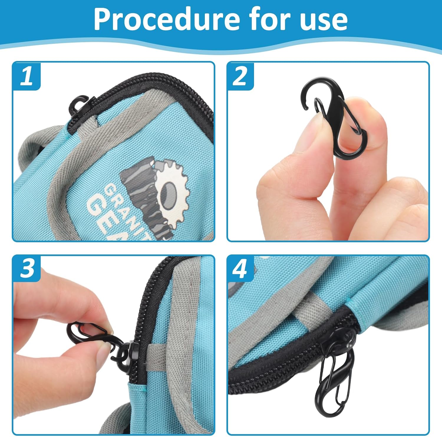 Phinus Lock Combo, Total 21PCS Clips Anti-Theft, Locks Anti-Theft for Luggage, C... 4 Phinus Lock Combo, Total 21PCS Clips Anti-Theft, Locks Anti-Theft for Luggage, C... - Image 4