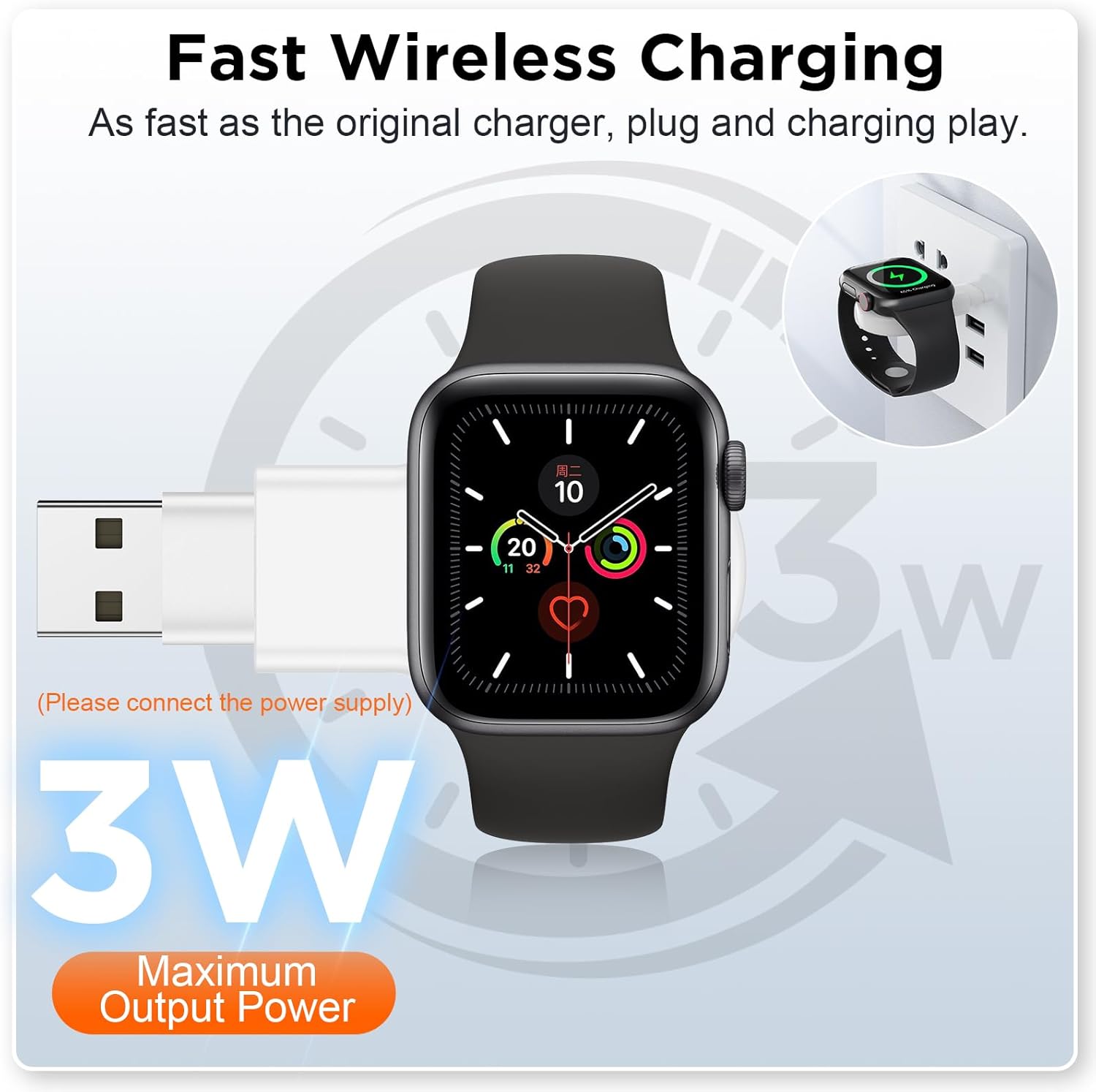 𝟐𝟎𝟐𝟓 𝐔𝐩𝐠𝐫𝐚𝐝𝐞 for Apple Watch Charger,Magnetic Portable iWatch Charger USB C&USB ... 4 𝟐𝟎𝟐𝟓 𝐔𝐩𝐠𝐫𝐚𝐝𝐞 for Apple Watch Charger,Magnetic Portable iWatch Charger USB C&USB ... - Image 4