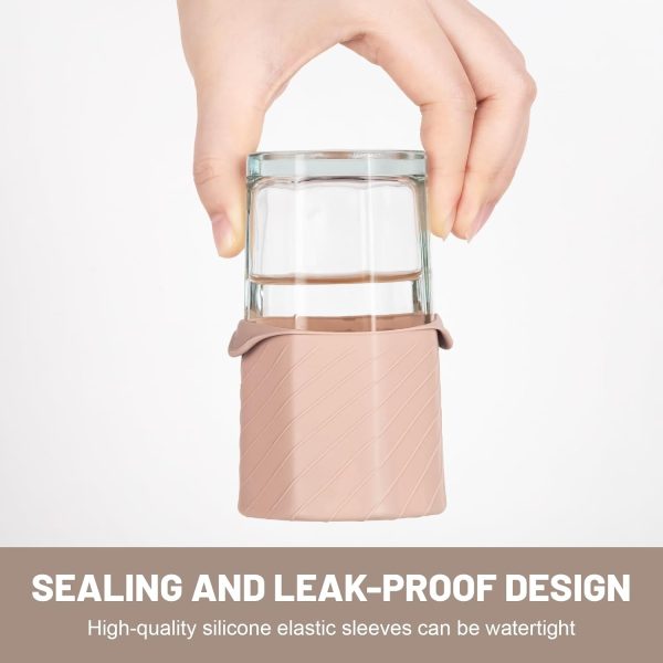 Bottle Covers for Travel, Leak Proofing, Travel Size Container Silicone toiletry... - Image 4