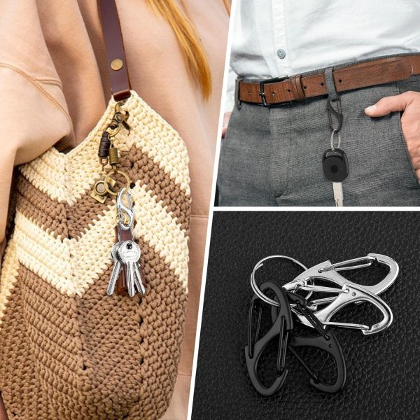 9Pcs Zipper Clip Theft Deterrent, Double Opening Lock Zipper Pull Replacement Cl... - Image 8