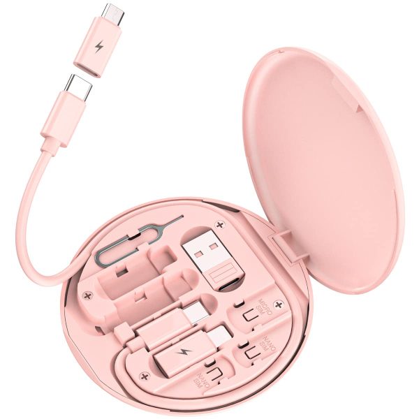 Multi USB Charging Adapter Cable Kit, USB C to iOS Device Adapter Box, Conversio... - Image 2