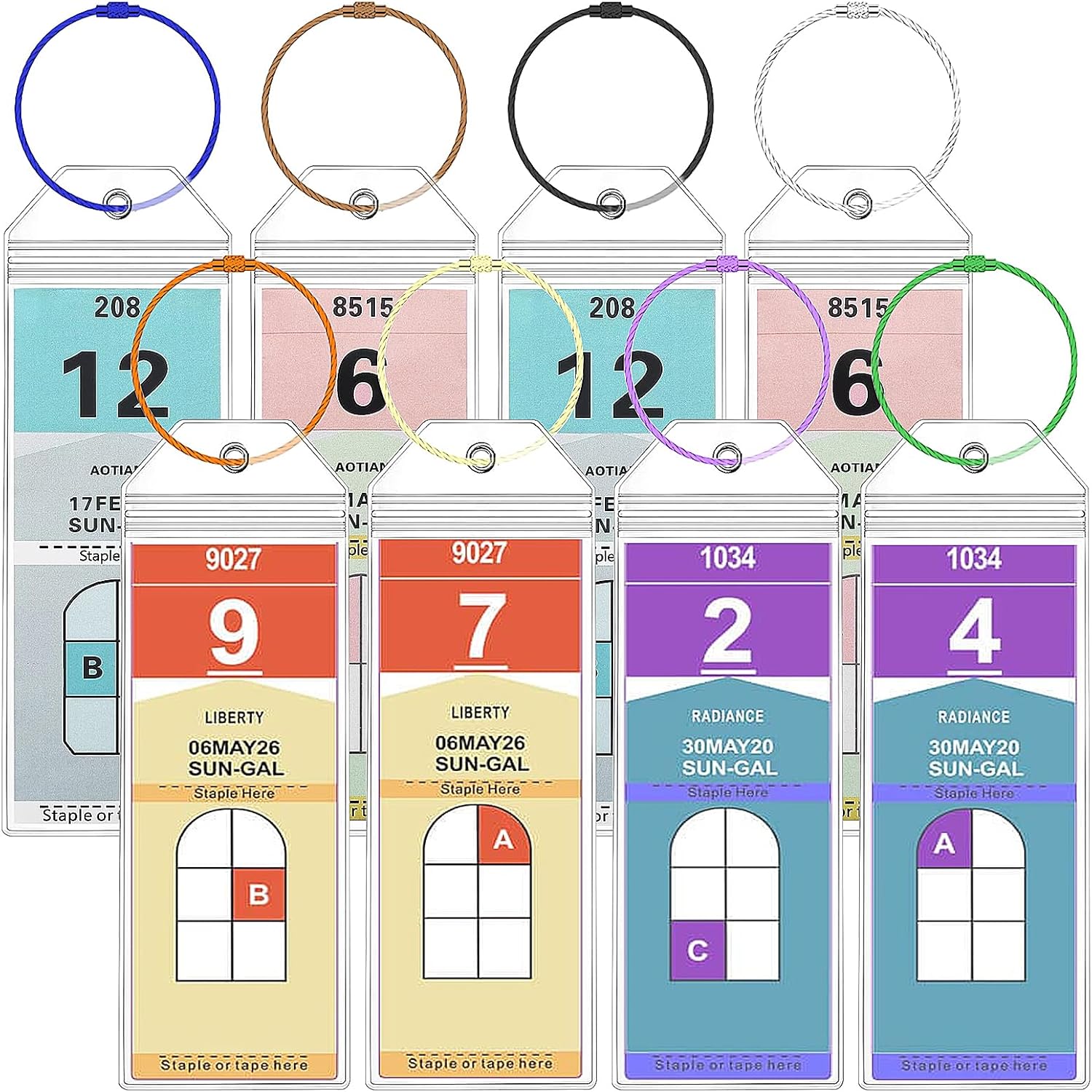 Royal Caribbean Luggage Tag Holders – 8 Pack Zip Seal Clear Cruise Holders with ... 2 Royal Caribbean Luggage Tag Holders – 8 Pack Zip Seal Clear Cruise Holders with ... - Image 2
