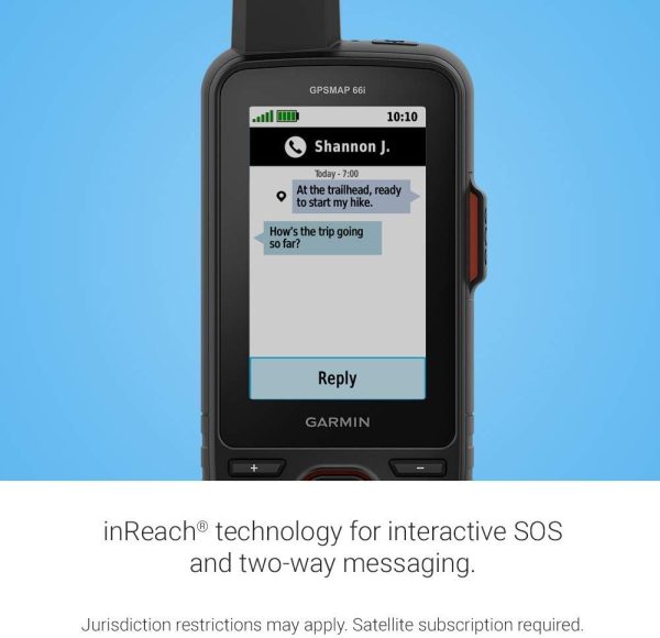 Garmin GPSMAP 66i, GPS Handheld and Satellite Communicator, Featuring TopoActive... - Image 5