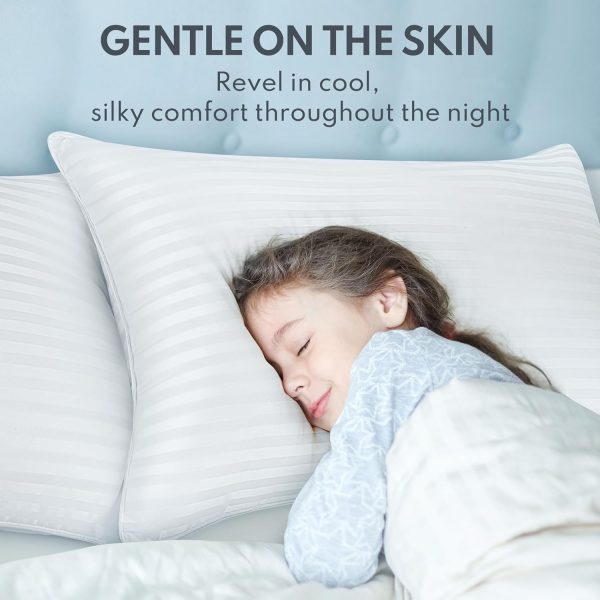Queen Size Bed Pillows Set of 2 - Premium Down Alternative Cooling Pillows for S... - Image 7