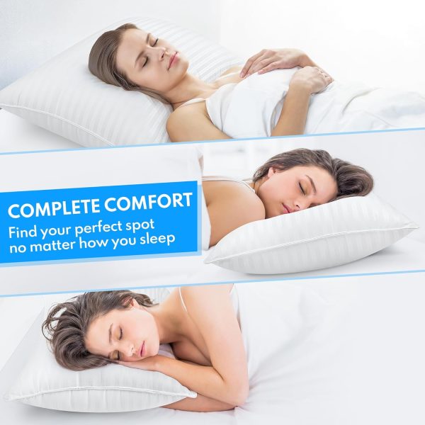 Queen Size Bed Pillows Set of 2 - Premium Down Alternative Cooling Pillows for S... - Image 10