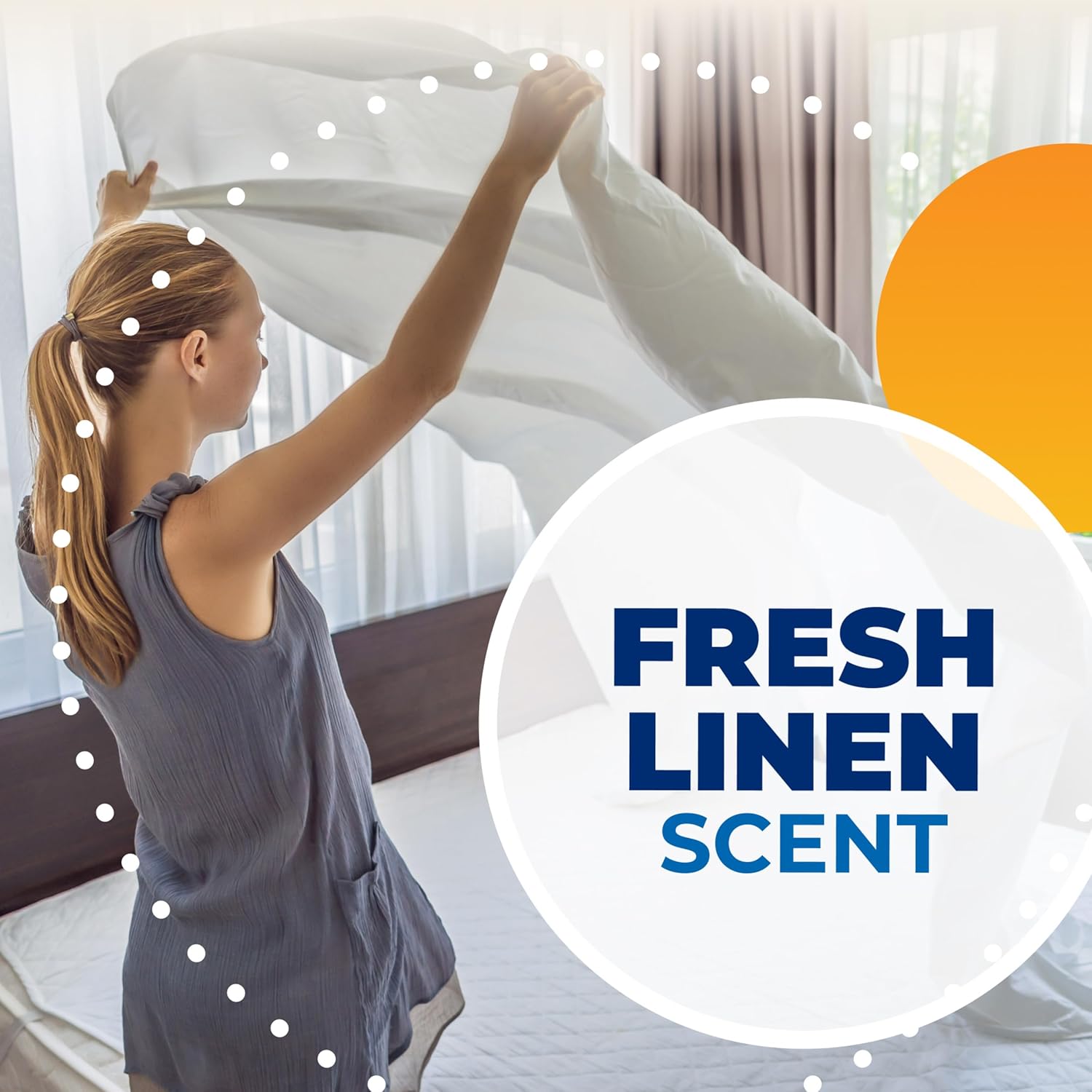 Arm & Hammer Power Sheets Laundry Detergent, Fresh Linen 50ct, up to 100 Small L... 6 Arm & Hammer Power Sheets Laundry Detergent, Fresh Linen 50ct, up to 100 Small L... - Image 9