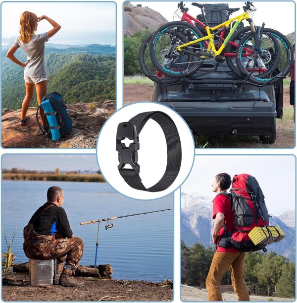 Vigorport Utility Straps with Quick Release Buckle, Nylon Backpack Accessory Yog... - Image 7