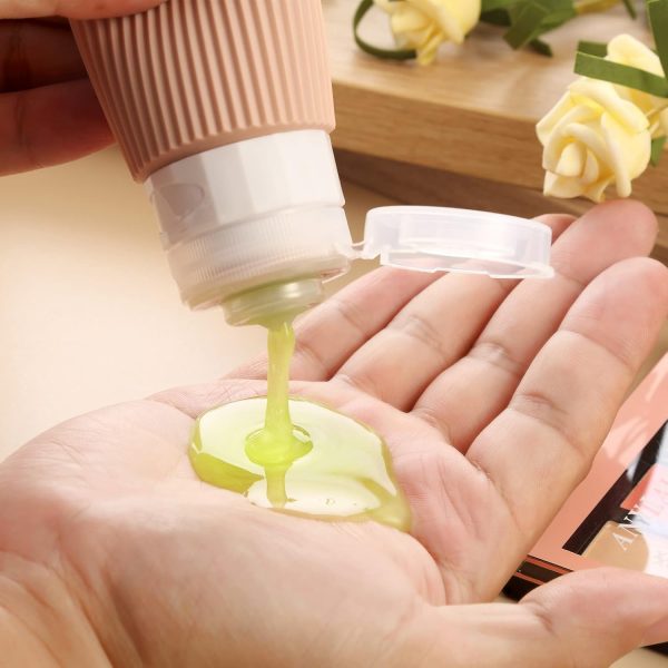 Travel Bottles for Toiletries, Tsa Approved 3oz Portable Travel Bottles, BPA Fre... - Image 5