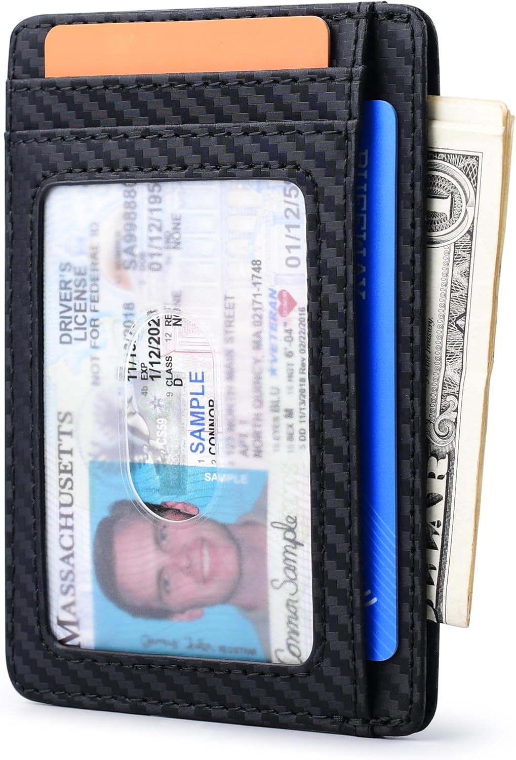 Buffway Slim Minimalist Front Pocket RFID Blocking Leather Wallets for Men and W... 3 Buffway Slim Minimalist Front Pocket RFID Blocking Leather Wallets for Men and W... - Image 3
