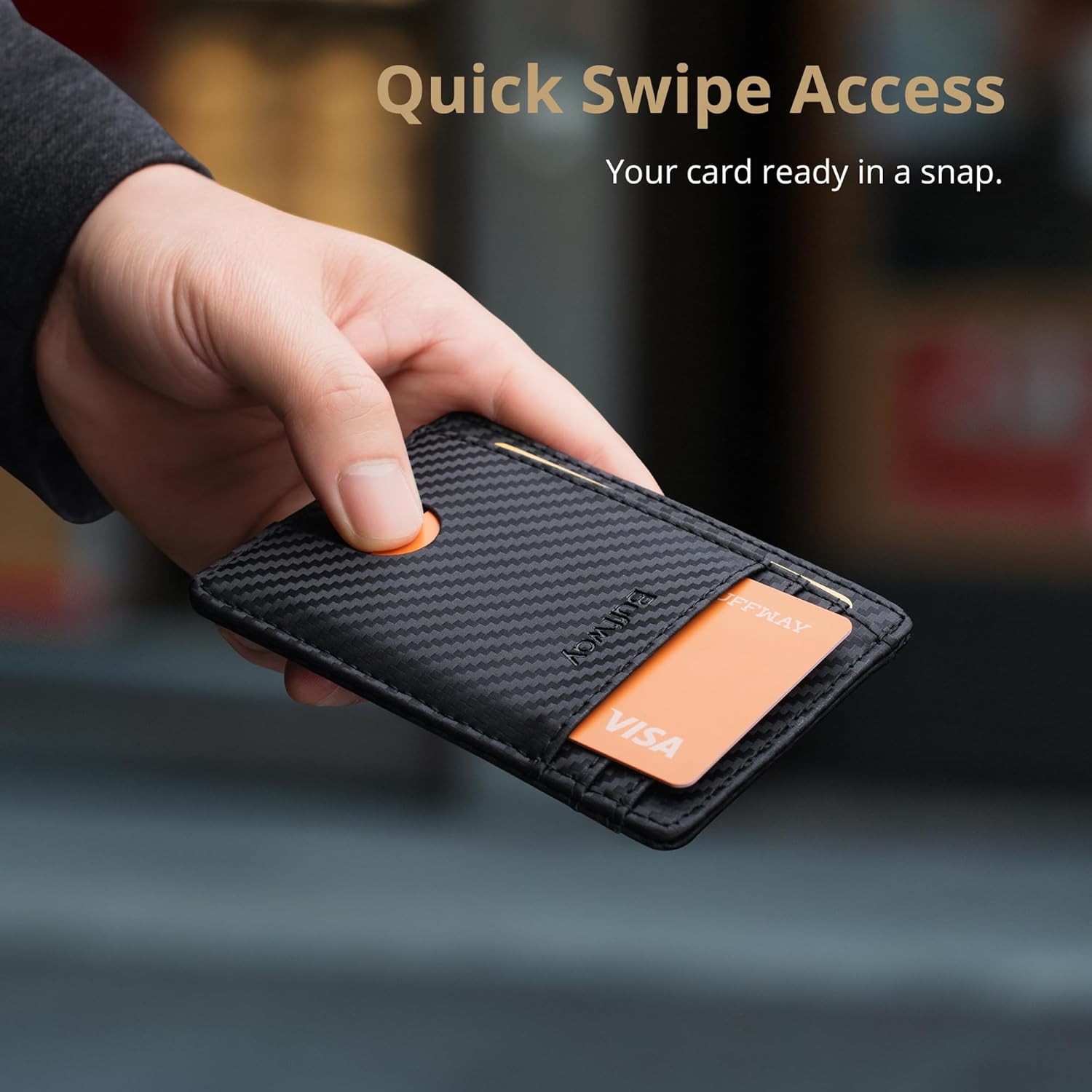 Buffway Slim Minimalist Front Pocket RFID Blocking Leather Wallets for Men and W... 5 Buffway Slim Minimalist Front Pocket RFID Blocking Leather Wallets for Men and W... - Image 5