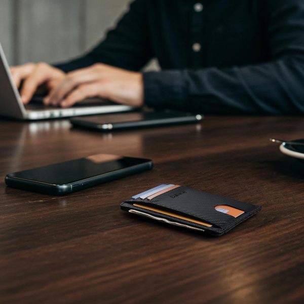Buffway Slim Minimalist Front Pocket RFID Blocking Leather Wallets for Men and W... - Image 10