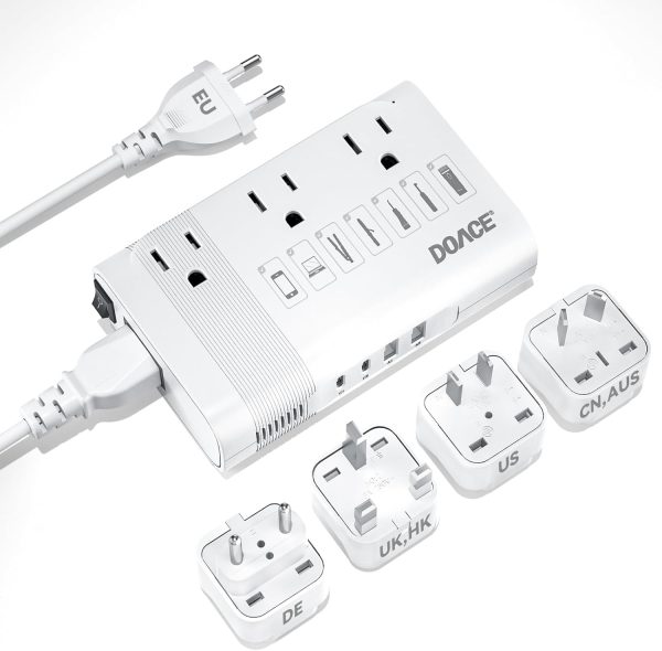 DOACE 220V to 110V Converter for European Travel - 350W Voltage Converter US to ... - Image 2