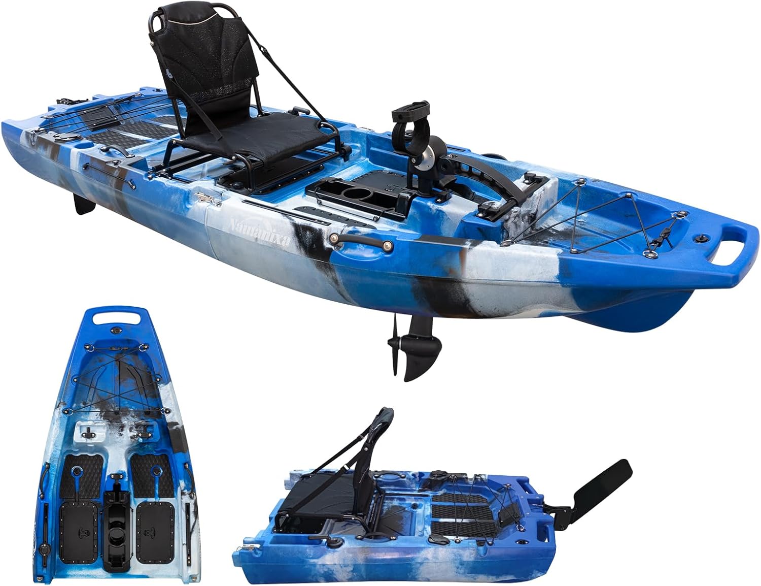 Fishing Kayak with Pedal Drive - 10ft Lightweight, Sit On Top Kayaks for Adults&... 2 Fishing Kayak with Pedal Drive - 10ft Lightweight, Sit On Top Kayaks for Adults&... - Image 2